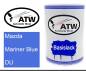 Preview: Mazda, Mariner Blue, DU: 500ml Lackdose, von ATW Autoteile West.